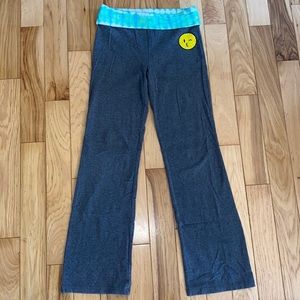 Justice Grey and Tie-Dye Emoji Yoga Pants